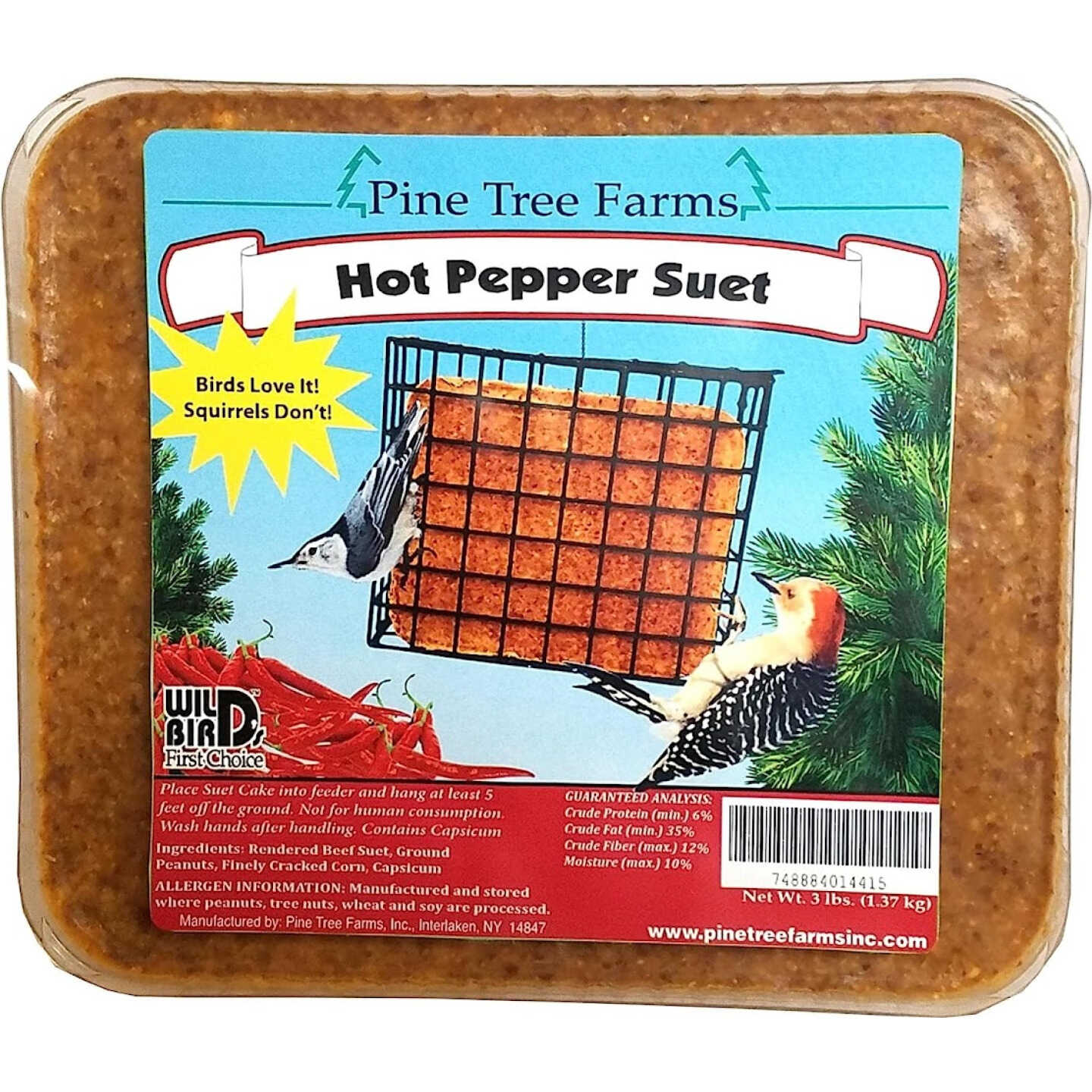 Pine Tree Farms Black Oil Sunflower Seed Bell with Net 11 Oz. Image 1