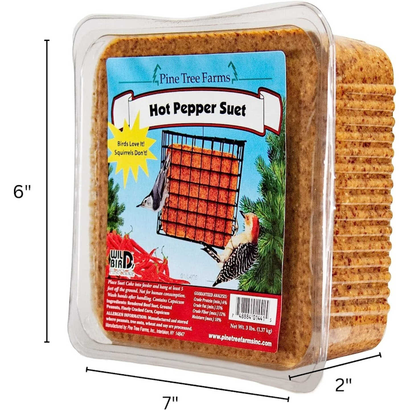 Pine Tree Farms Black Oil Sunflower Seed Bell with Net 11 Oz. Image 4