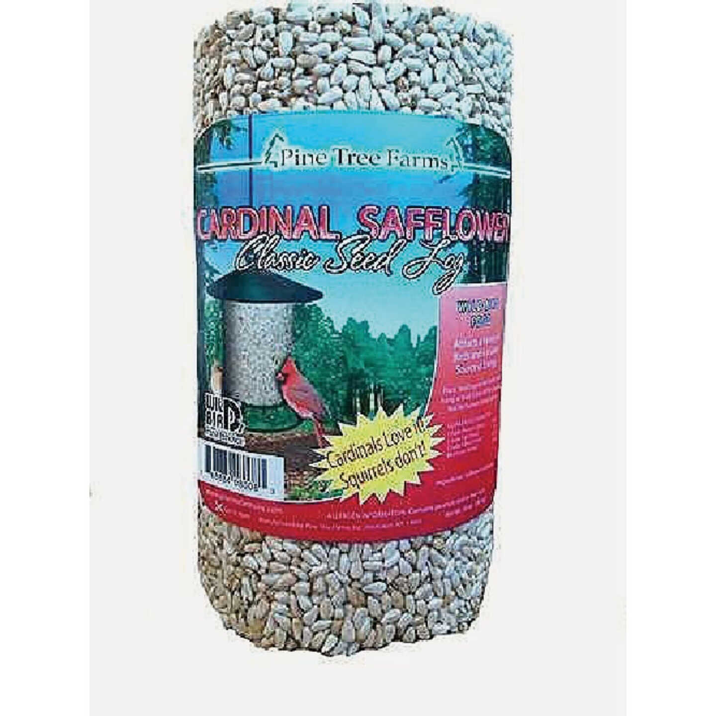 Pine Tree Farms Cardinal Safflower Classic Seed Log Image 1