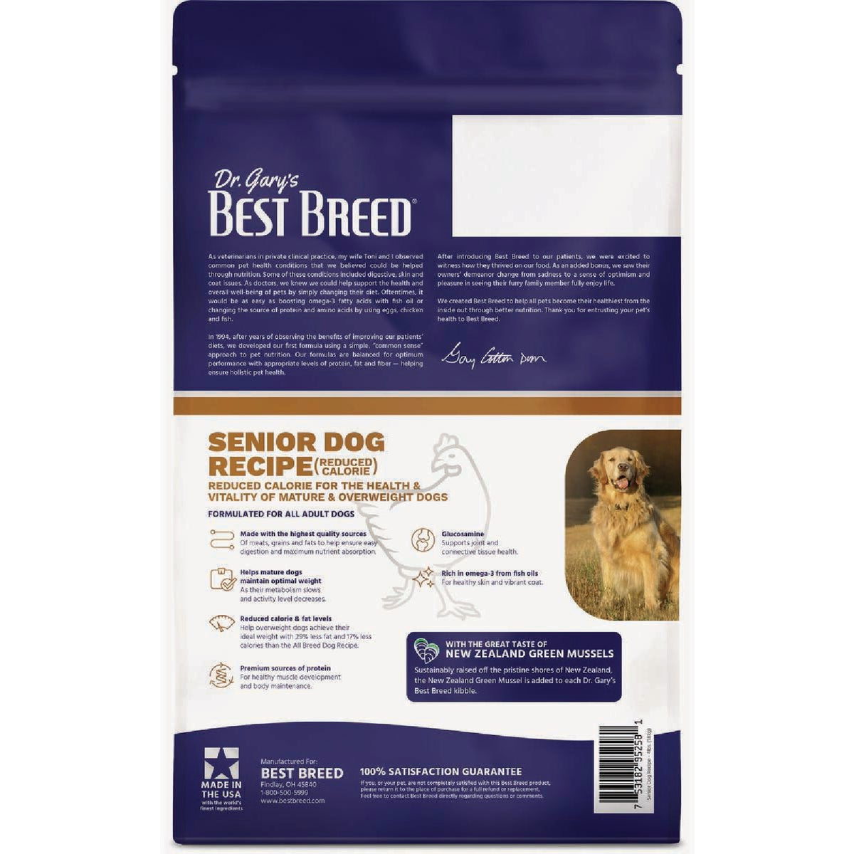 Dr. Gary's Best Breed 13 Lb. Senior Diet Dry Dog Food Image 2