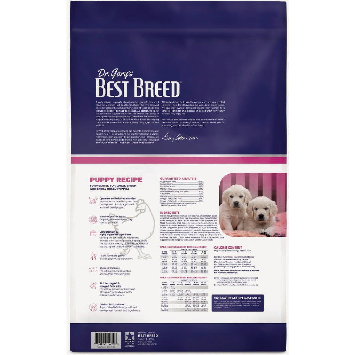Dr. Gary's Best Breed 28 Lb. Puppy Diet Dry Dog Food Image 2