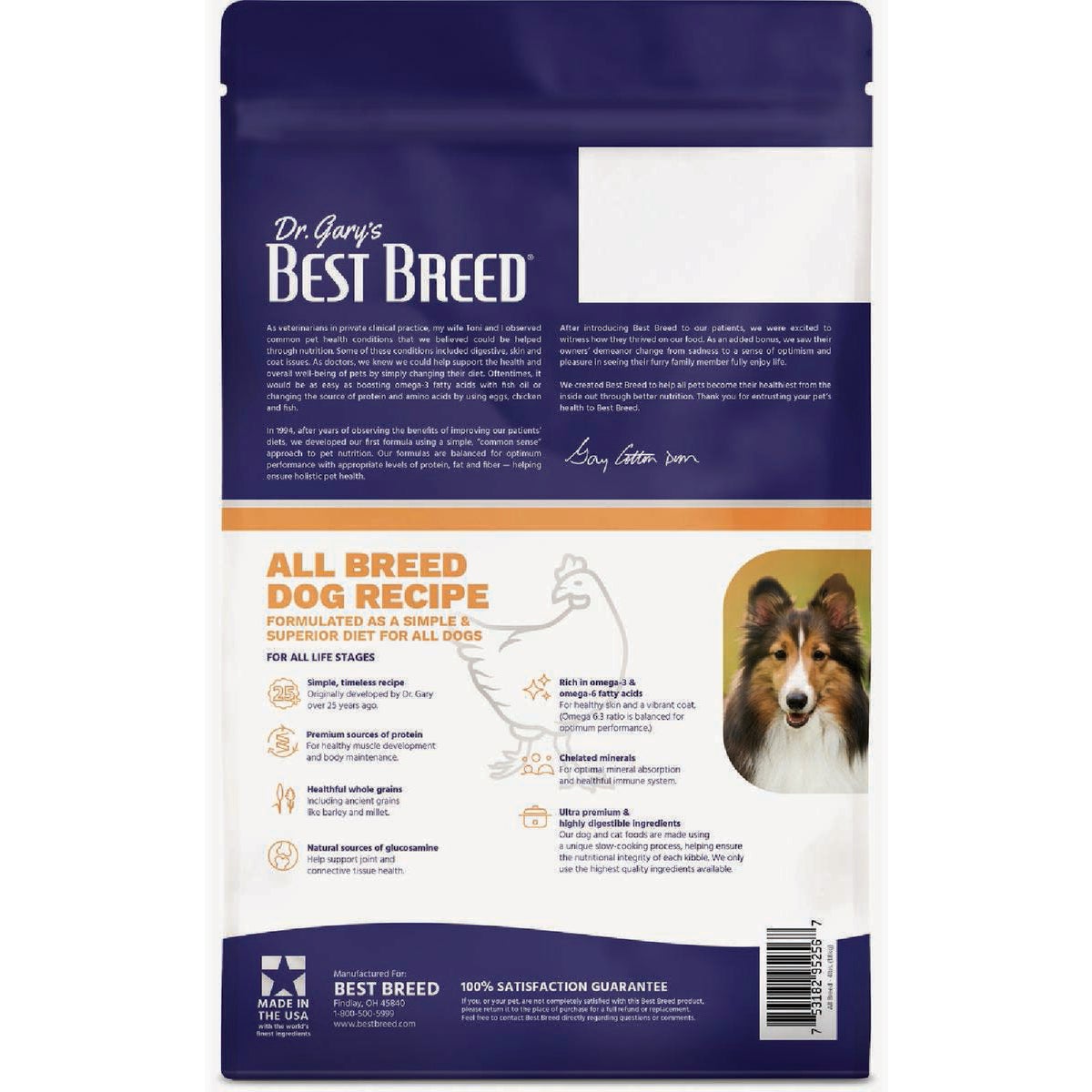 Dr. Gary's Best Breed 28 Lb. All Breed Diet Dry Dog Food Image 2