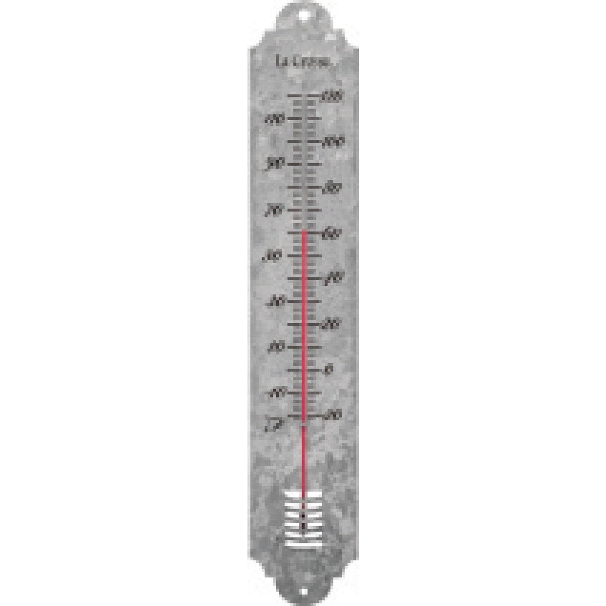 Galvanized Metal Thermometer