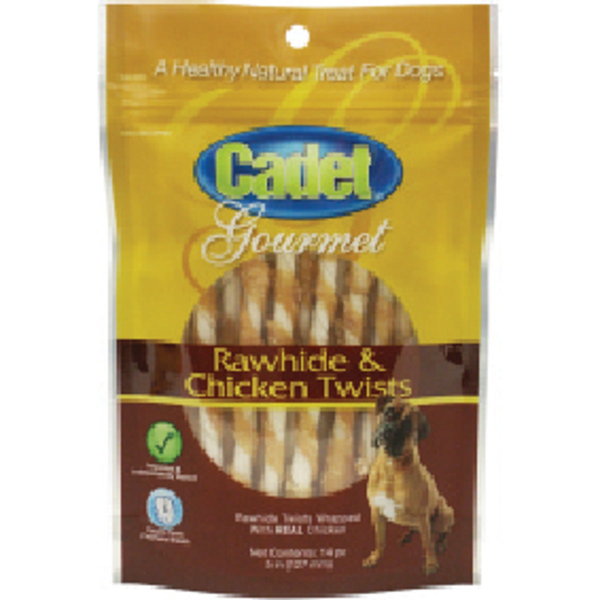 Rawhide & Chicken Twists Dog Treat