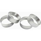 R&M 3-3/4 In. Steel English Muffin Rings (4-Piece) Image 1