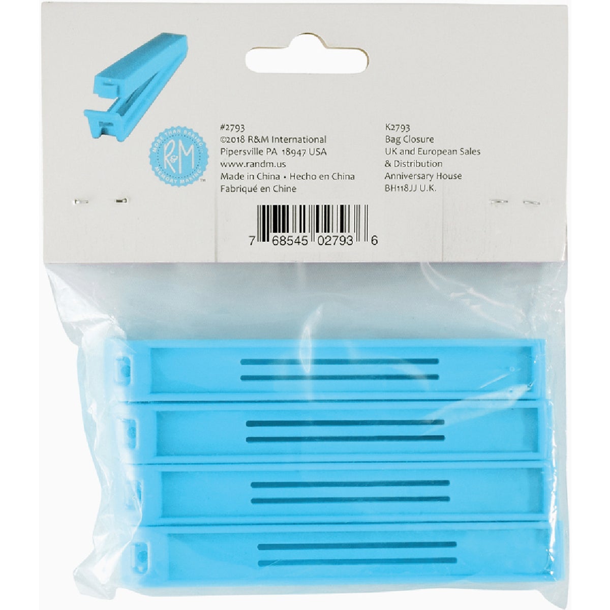 R&M 4 In. Plastic Icing Bag Clip (4-Pack) Image 2