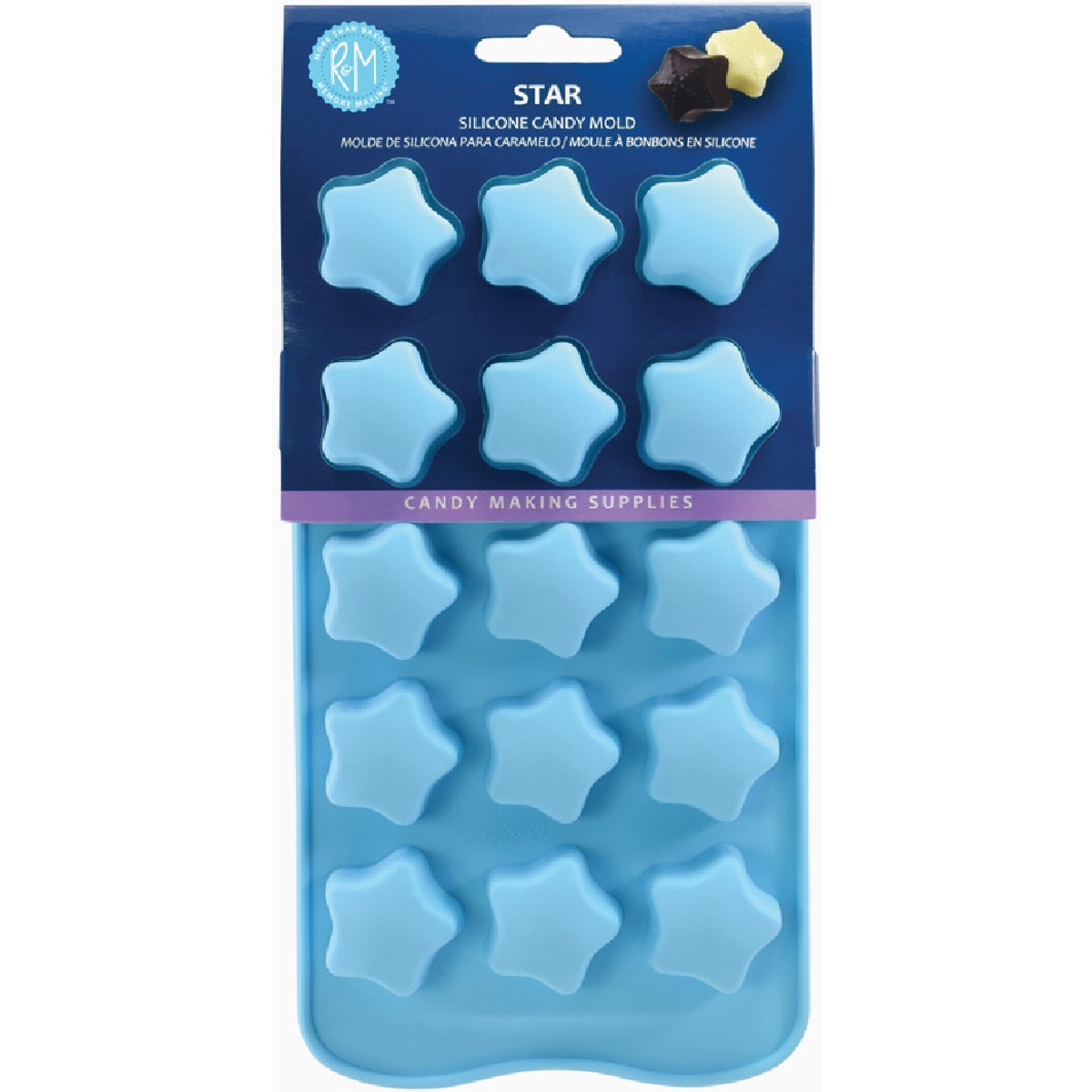 R&M Silicone Stars Candy Baking Mold