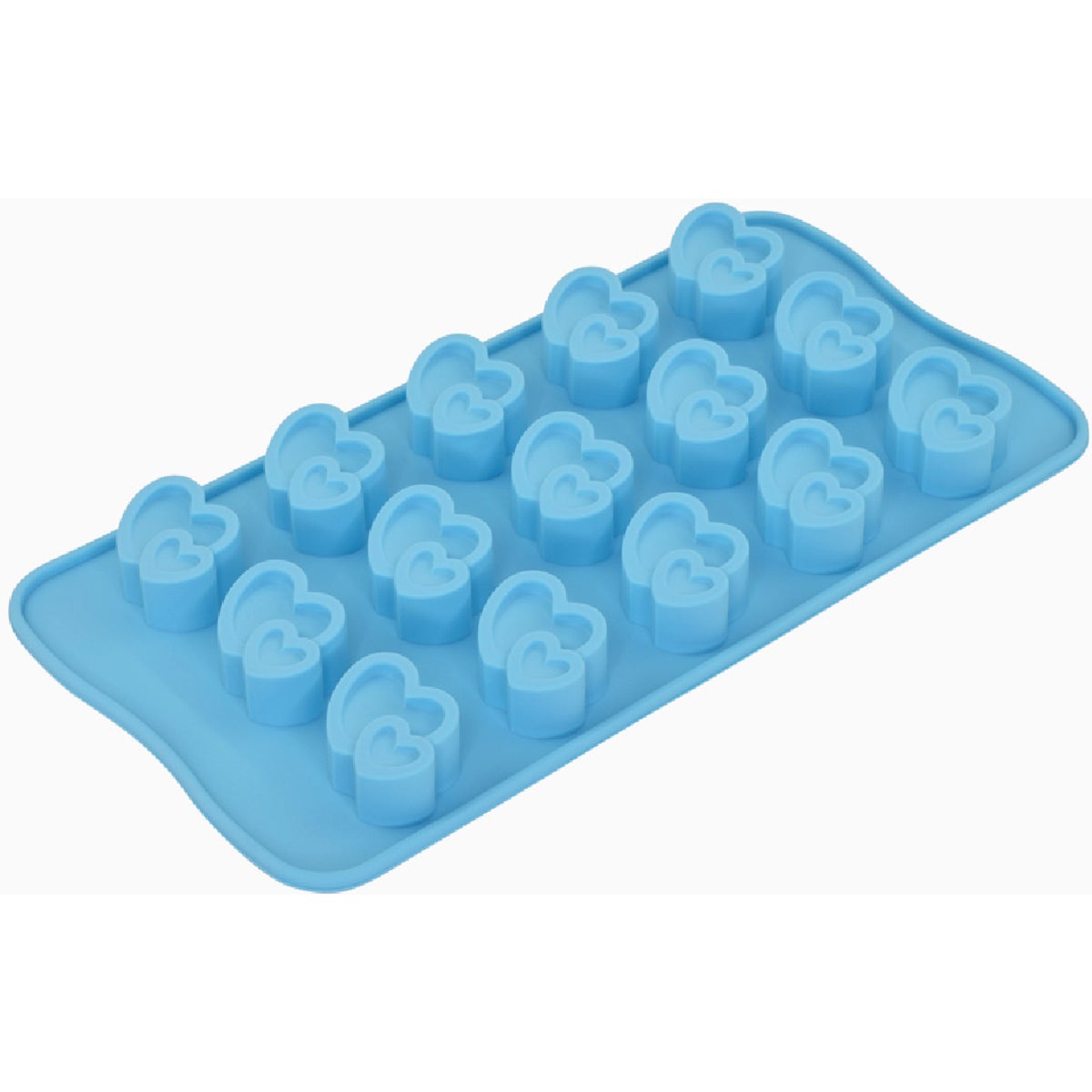 R&M Silicone Double Heart Candy Baking Mold Image 3