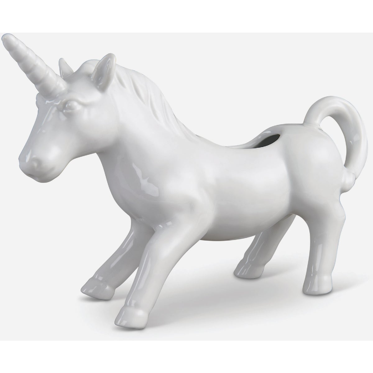 HIC 4 Oz. Porcelain Unicorn Creamer with Handle