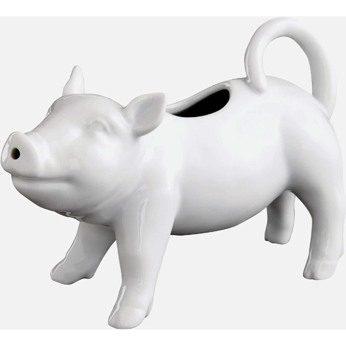 HIC 6 Oz. Porcelain Pig Creamer with Handle