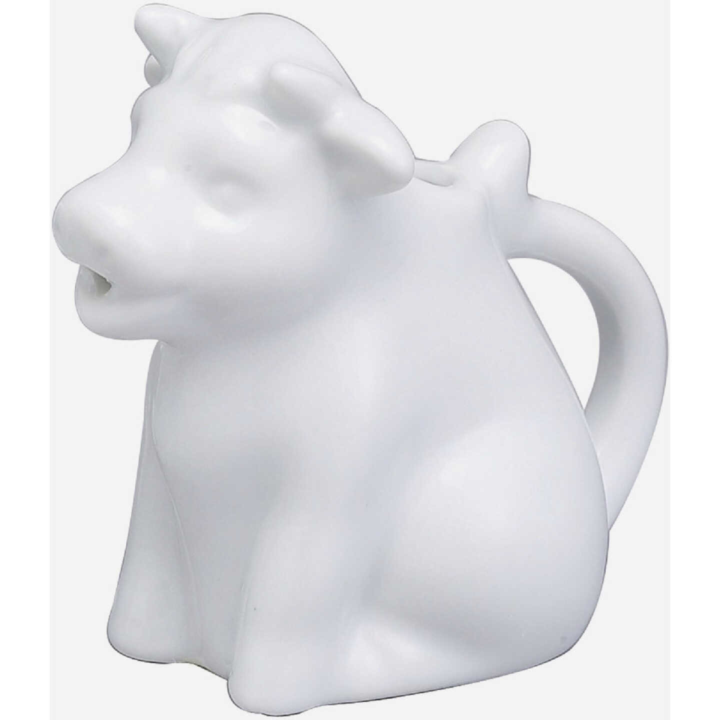 HIC 2 Oz. Porcelain Mini Cow Creamer with Handle Image 1