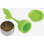 HIC Kitchen Silicone Leaf Tea Infuser Image 1