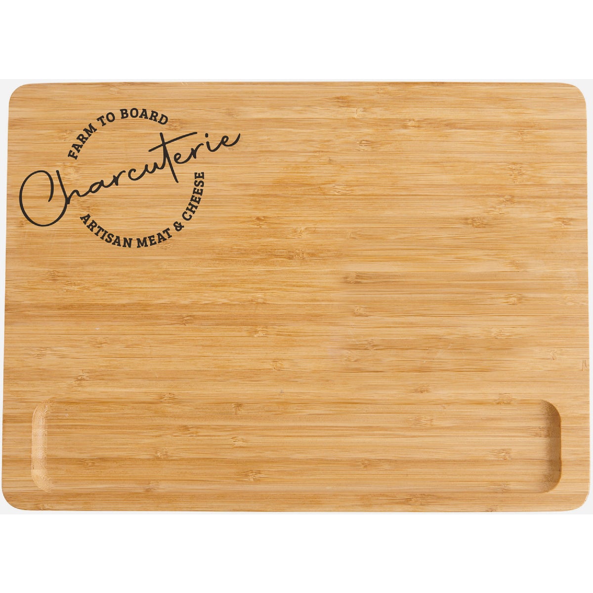Maison du Fromage 11 In. x 15 In. Bamboo Charcuterie Serving Board