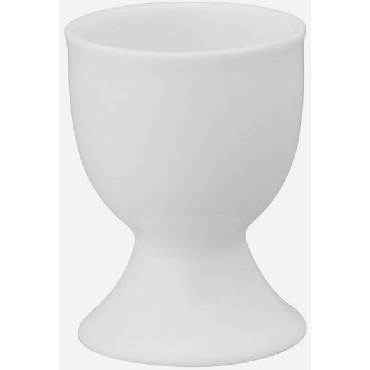 HIC Kitchen White Porcelain Single Egg Cup