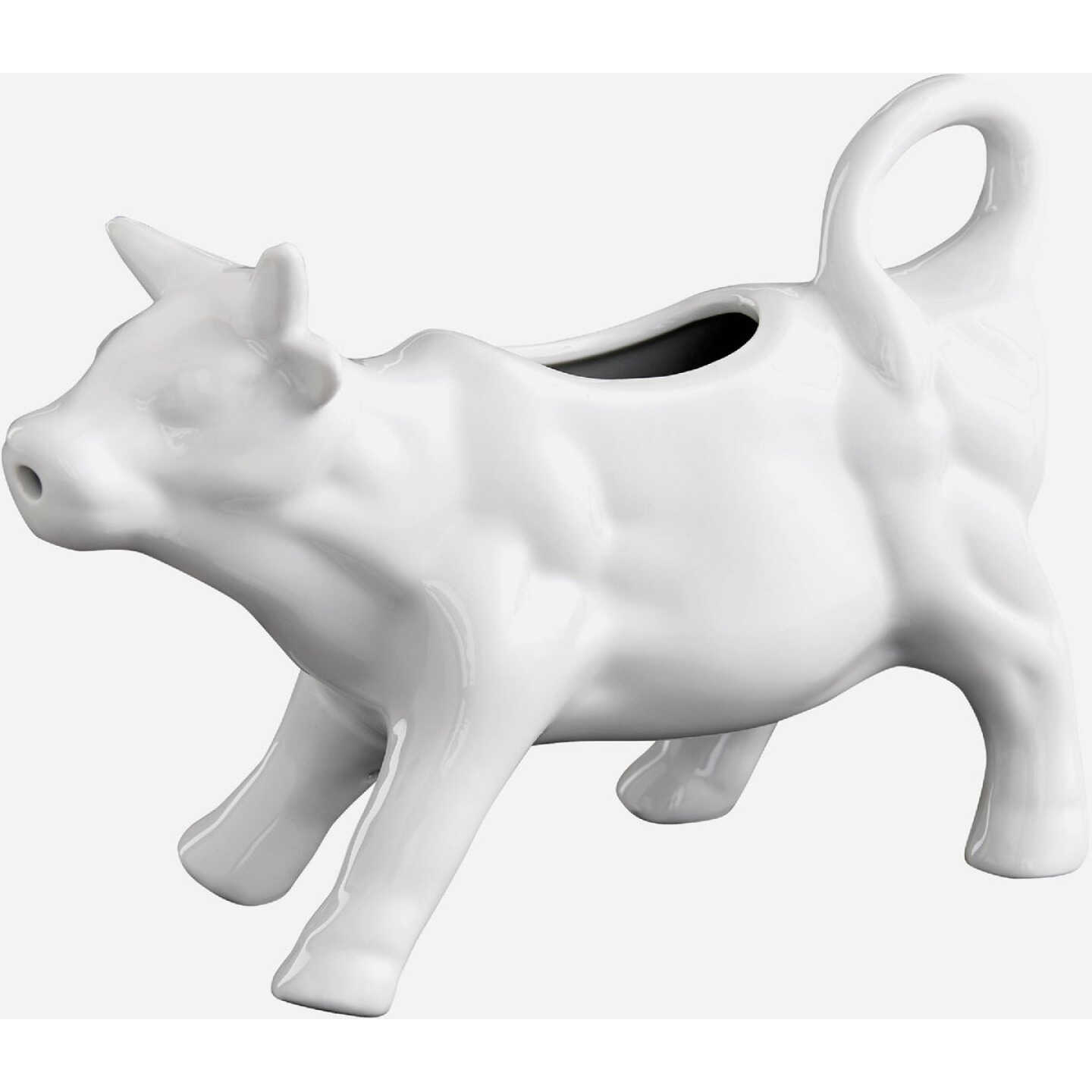 HIC 6 Oz. Porcelain Cow Creamer with Handle Image 1