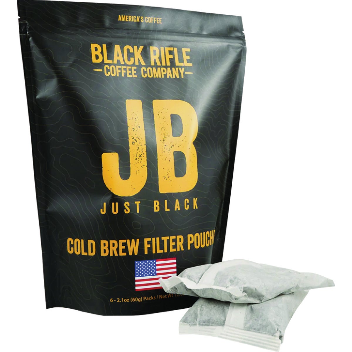 Black Rifle Coffee Company Just Black Medium Roast Cold Brew Coffee (6-Pack)