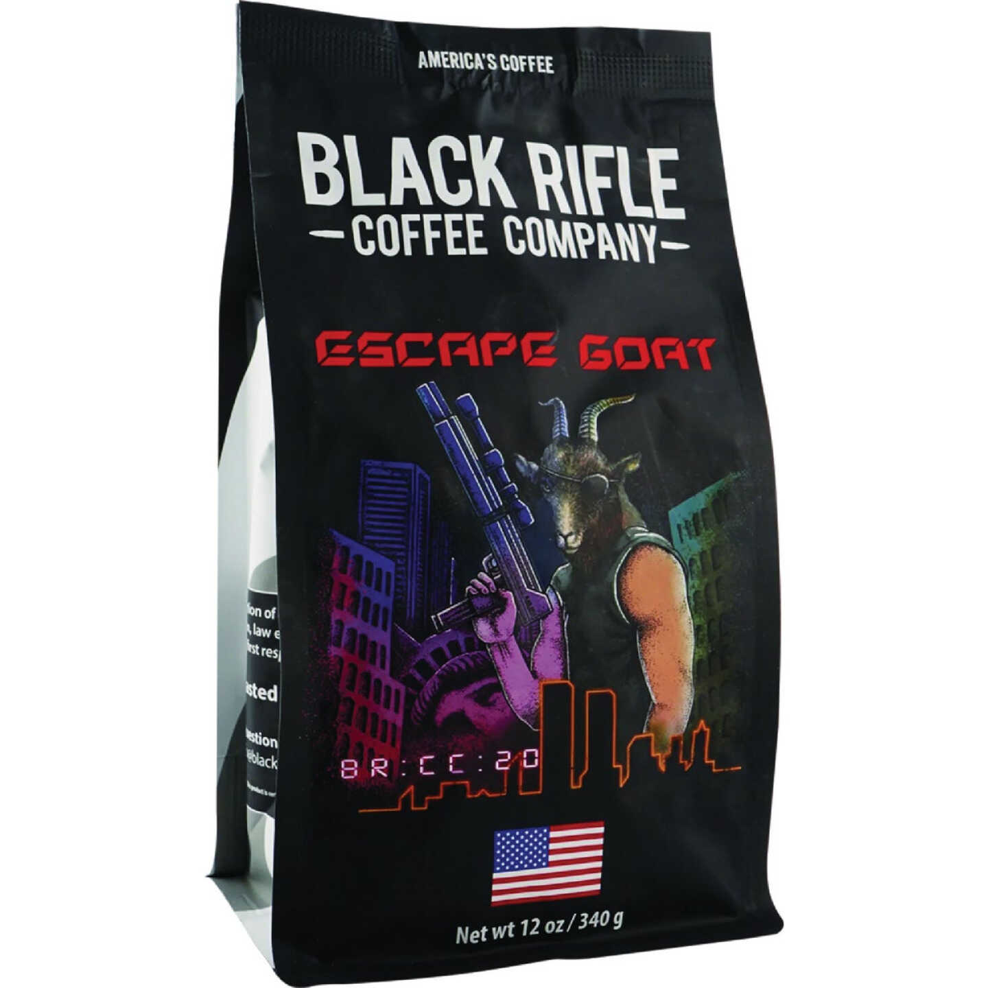 Black Rifle Coffee Company Escape Goat Medium Roast Ground Coffee, 12 Oz. Image 1