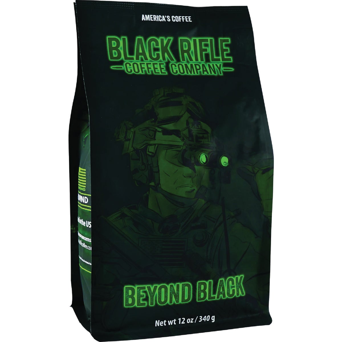 Black Rifle Coffee Company Beyond Black Dark Roast Ground Coffee, 12 Oz.