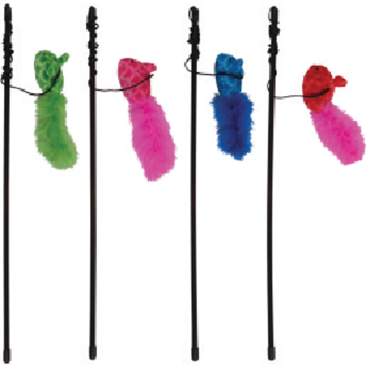 Feather Mouse Teaser Cat Toy