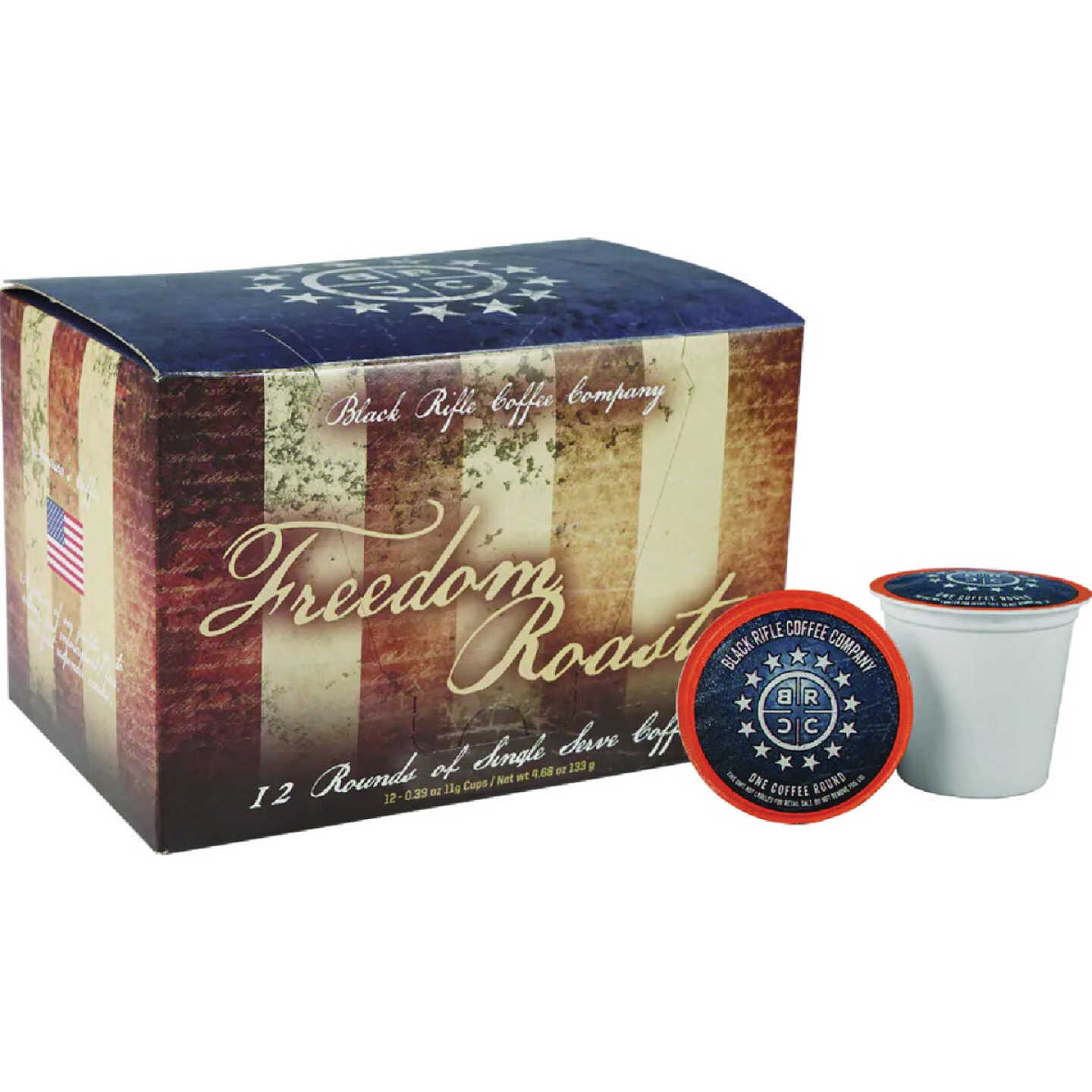 Black Rifle Coffee Company Freedom Roast Medium Roast Coffee Rounds (12-Pack) Image 1