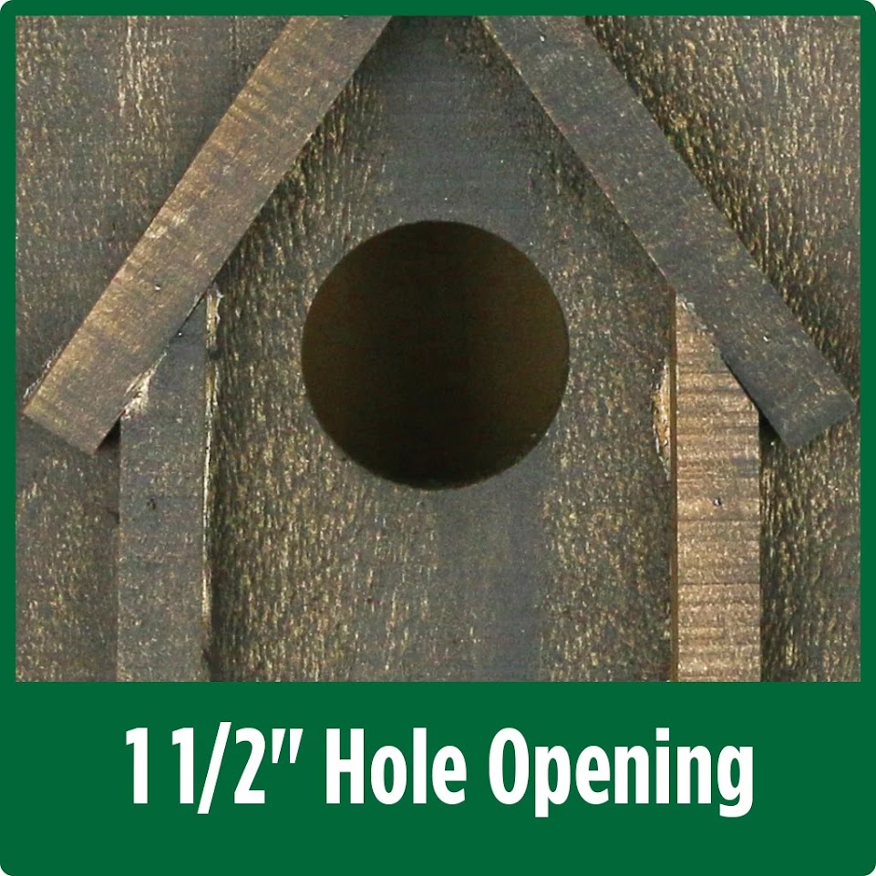 Nature’s Way Walnut Country Bluebird House Image 3