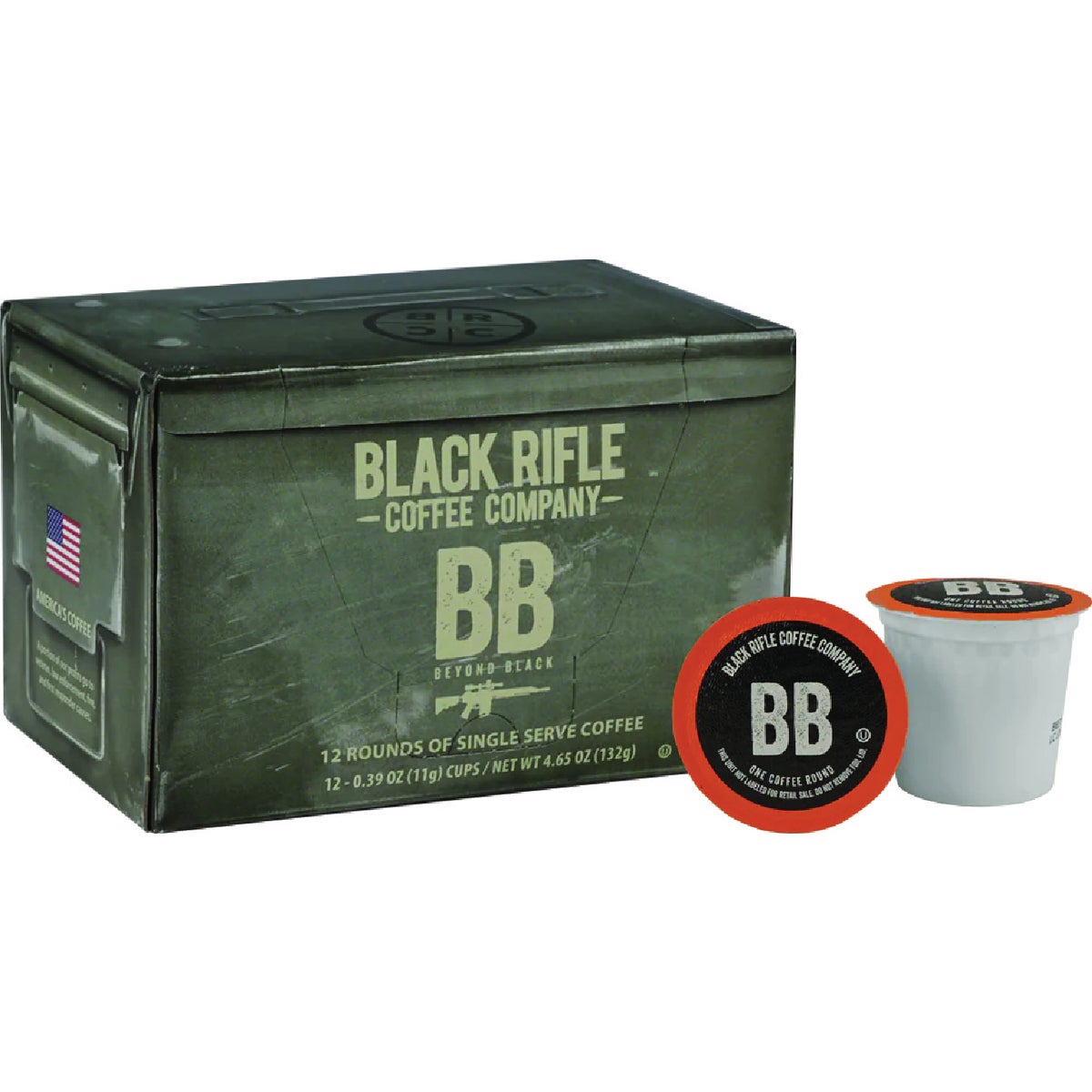 Black Rifle Coffee Company Beyond Black Dark Roast Coffee Rounds (12-Pack)