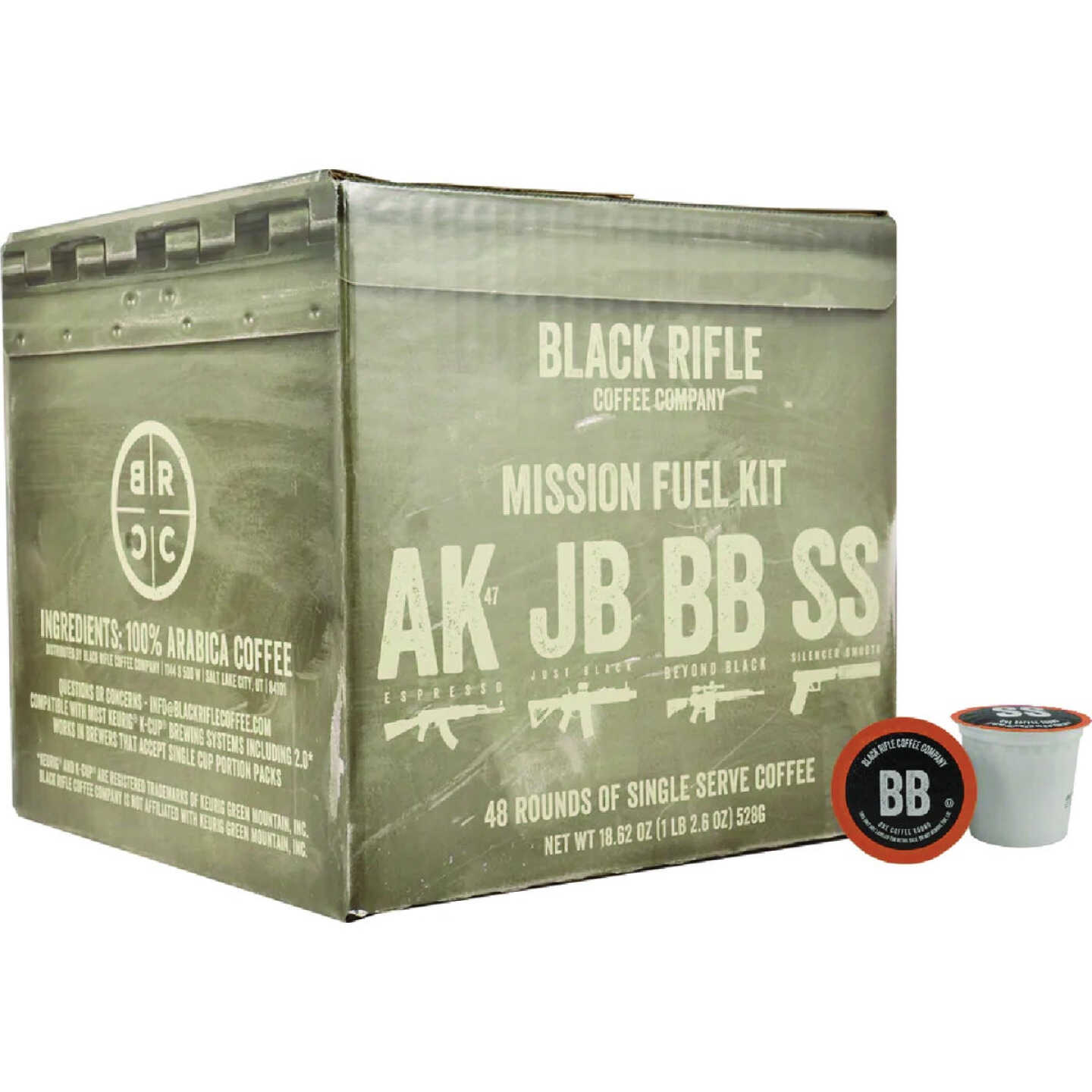 Black Rifle Coffee Company Mixed Coffee Rounds (48-Pack) Image 1