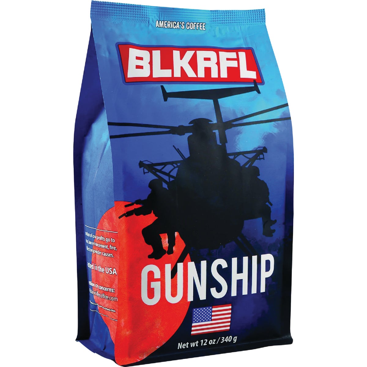 Black Rifle Coffee Company Gunship Roast Light Roast Ground Coffee, 12 Oz.