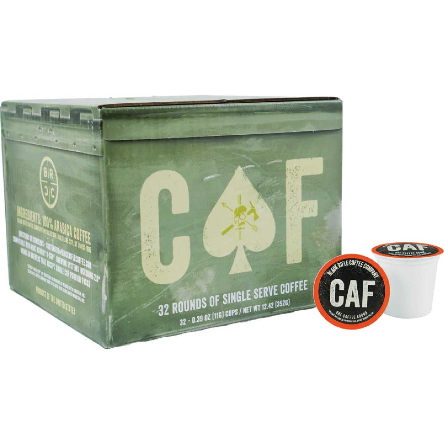 Black Rifle Coffee Company Caf Medium Roast Coffee Rounds (32-Pack) Image 1