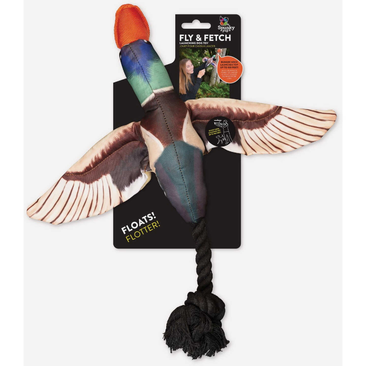 Spunky Pup Fly & Fetch Duck Image 1
