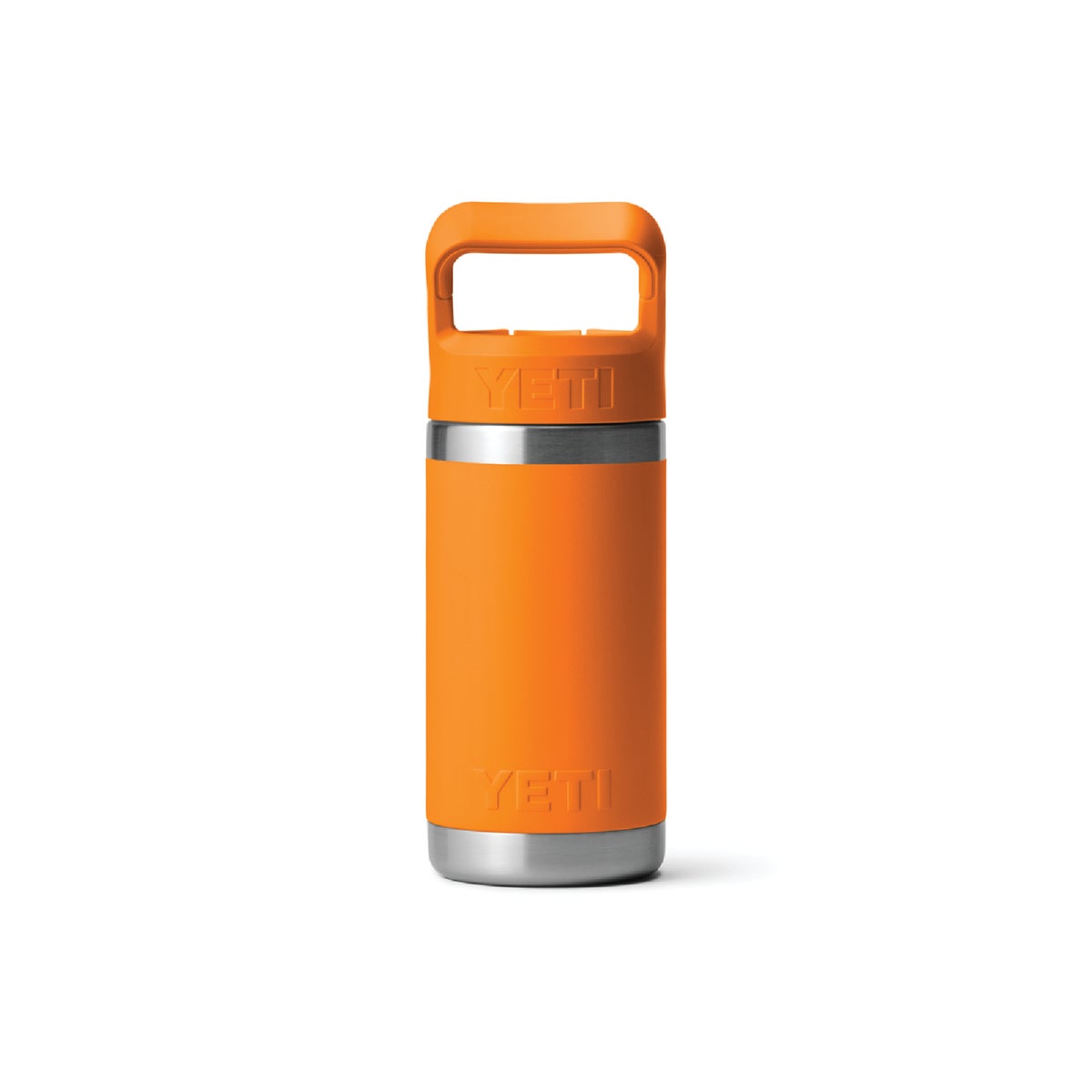 YETI Rambler Jr 12 Oz.  Stainless Steel Insulated Vacuum Bottle, King Crab Orange Image 2