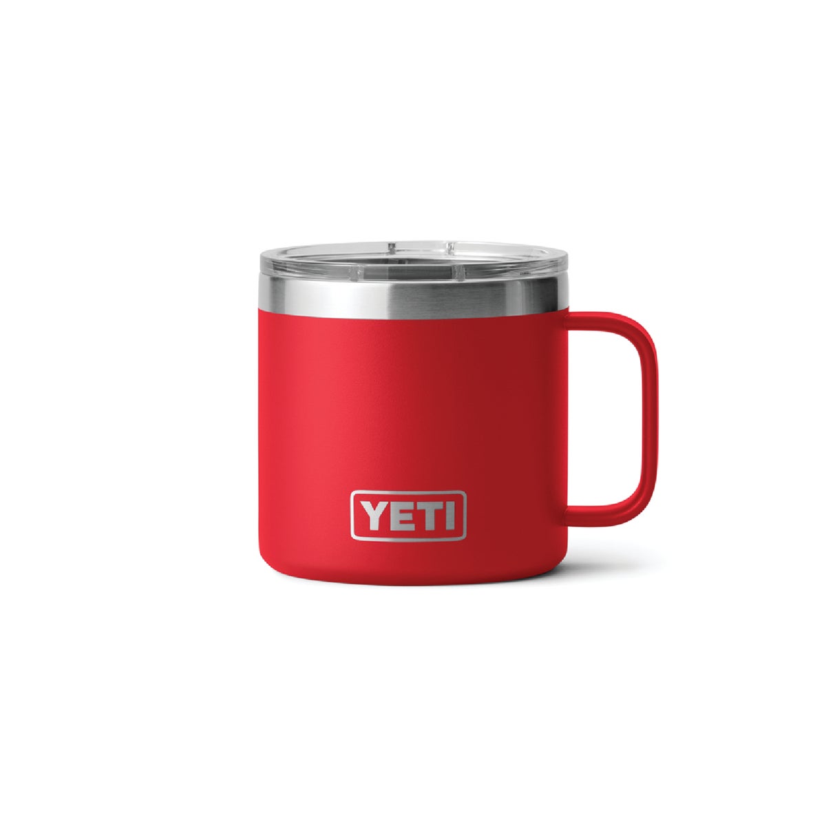 YETI Rambler 14 Oz. Stainless Steel Stackable Mug with MagSlider Lid, Rescue Red