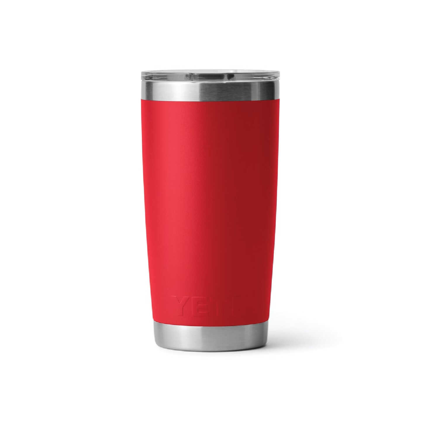 YETI Rambler 20 Oz. Stainless Steel Insulated Tumbler with MagSlider Lid, Rescue Red Image 2