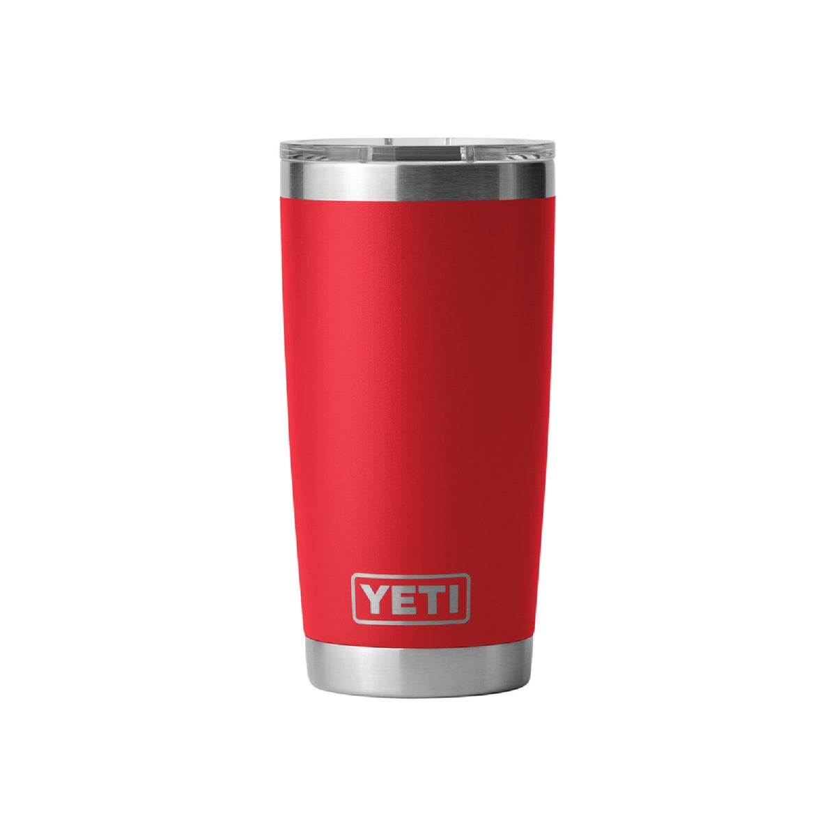 YETI Rambler 20 Oz. Stainless Steel Insulated Tumbler with MagSlider Lid, Rescue Red