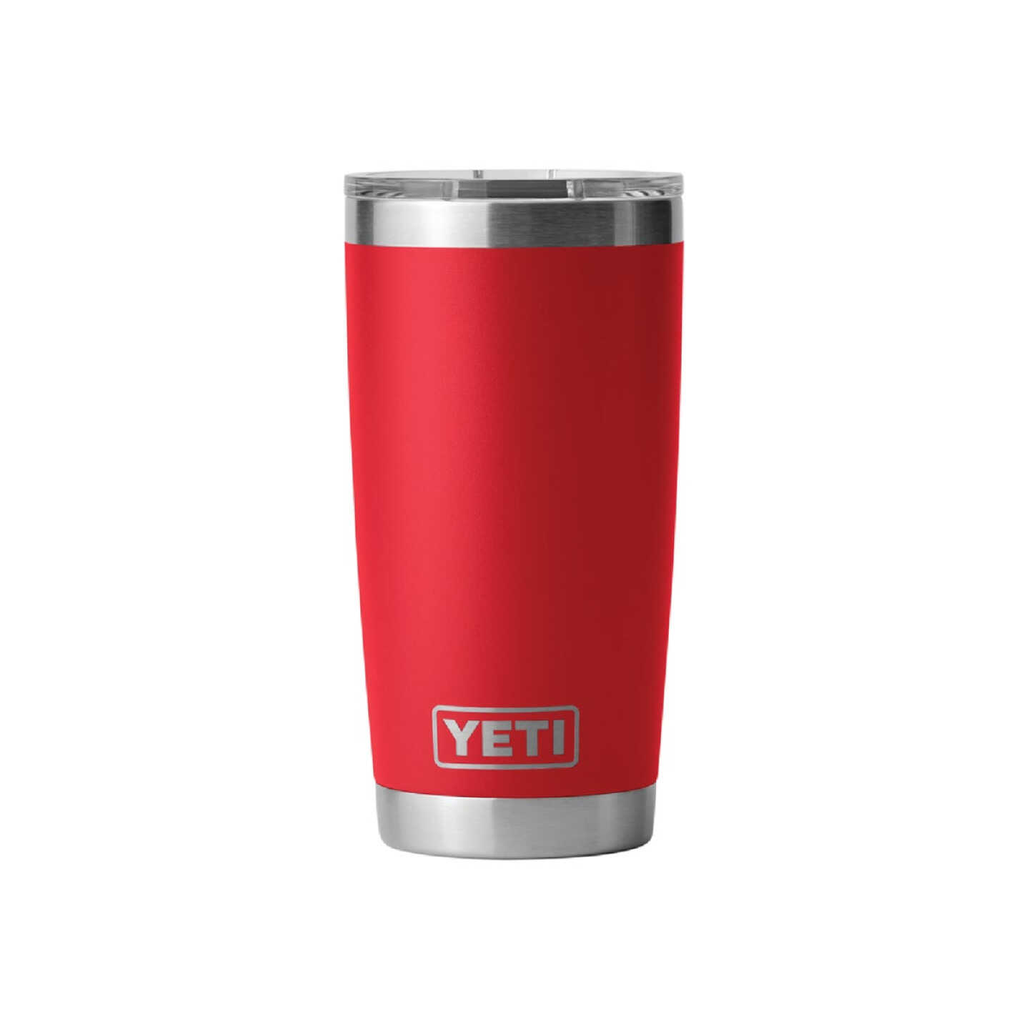 YETI Rambler 20 Oz. Stainless Steel Insulated Tumbler with MagSlider Lid, Rescue Red Image 1