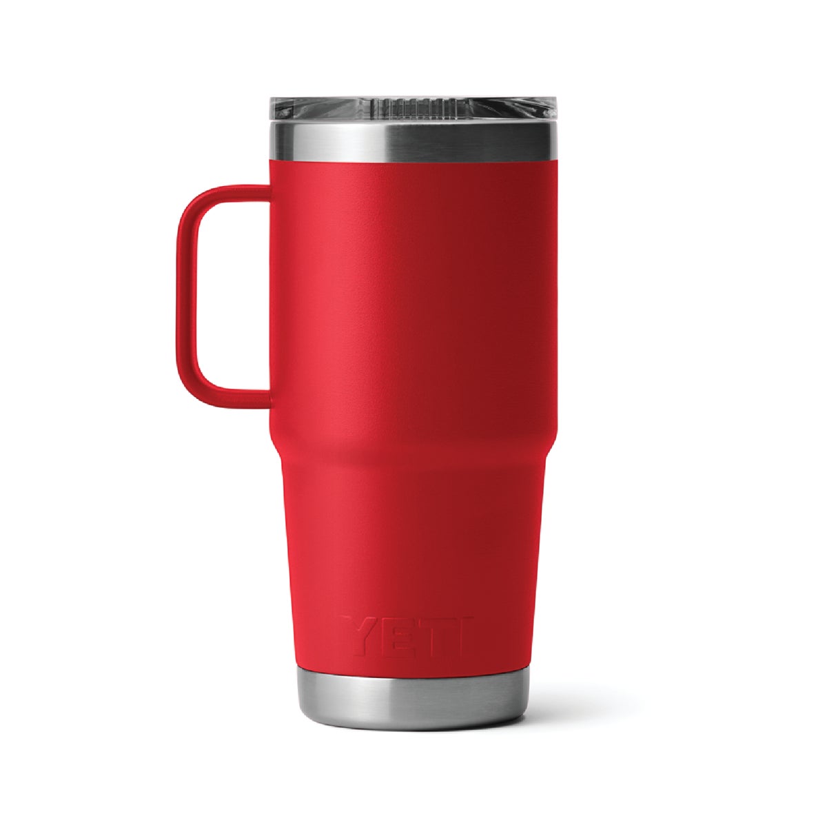YETI Rambler 20 Oz. Stainless Steel Travel Mug with Stronghold Lid, Rescue Red Image 2