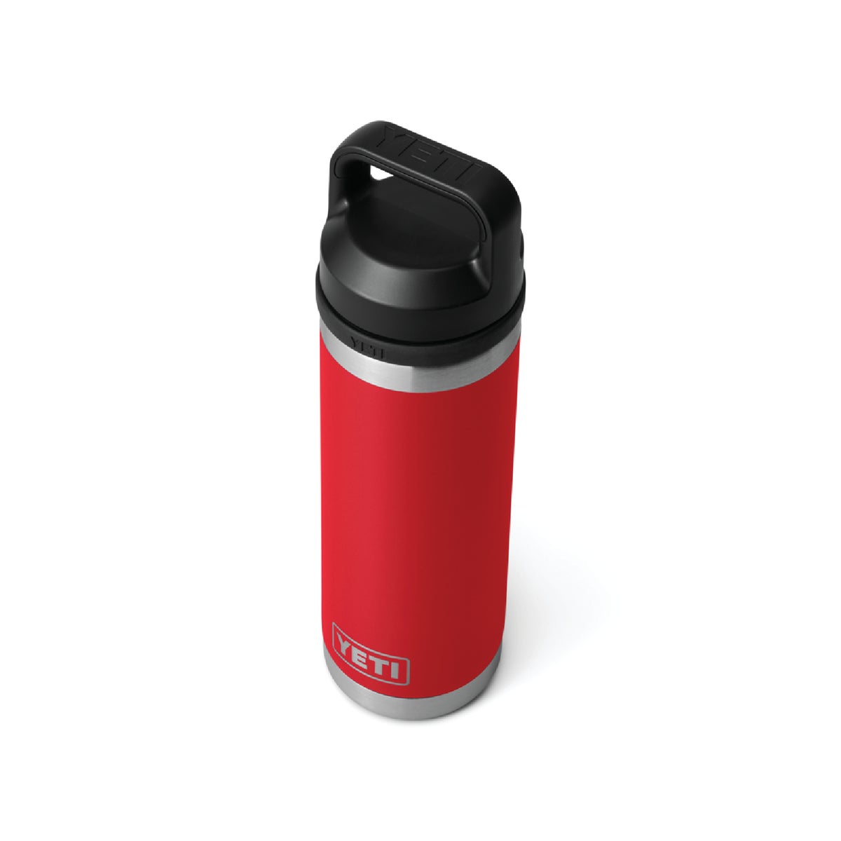 YETI Rambler 18 Oz. Stainless Steel Insulated Vacuum Bottle with Chug Cap, Rescue Red Image 3