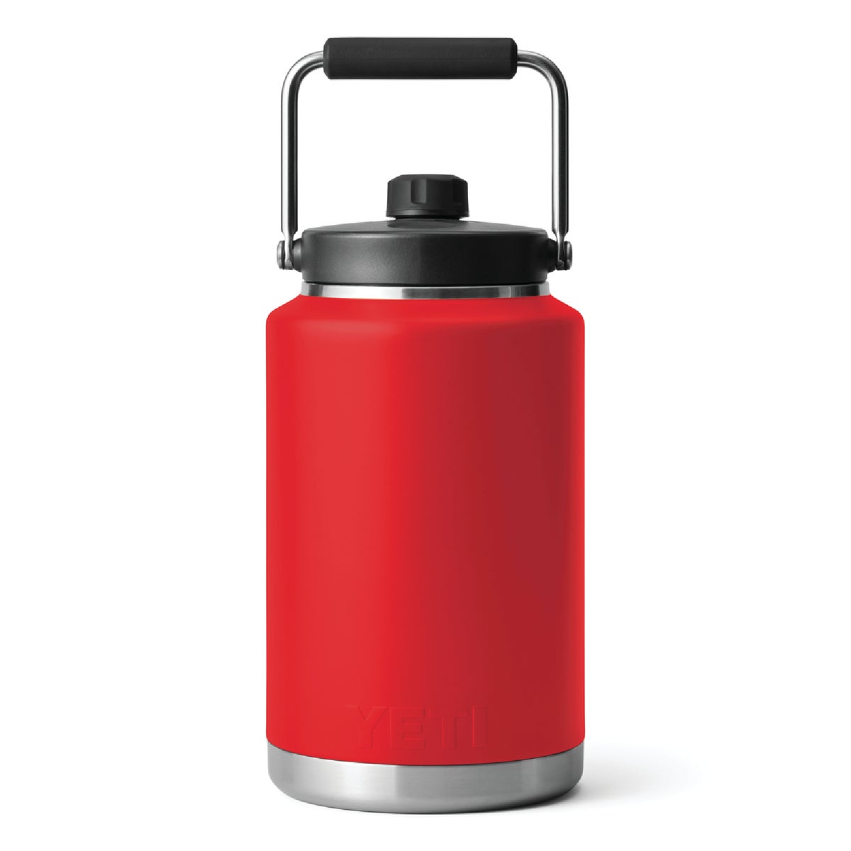 YETI Rambler 1 Gal. Stainless Steel Insulated Vacuum Jug with Mag Cap, Rescue Red Image 2