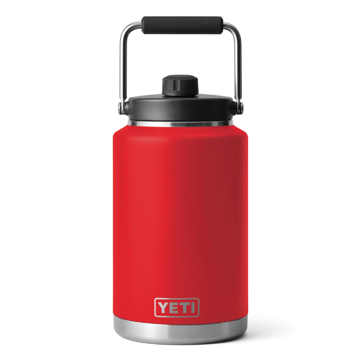 YETI Rambler 1 Gal. Stainless Steel Insulated Vacuum Jug with Mag Cap, Rescue Red