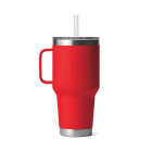YETI Rambler 35 Oz. Stainless Steel Mug with Straw Lid, Rescue Red Image 2