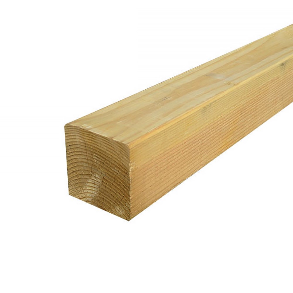 8 In. x 8 In. x 28 Ft. #2 Ground Contact Rough Treated Lumber