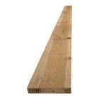 1 In. x 8 In. x 12 Ft. Marine Grade Rough Treated Lumber Image 1