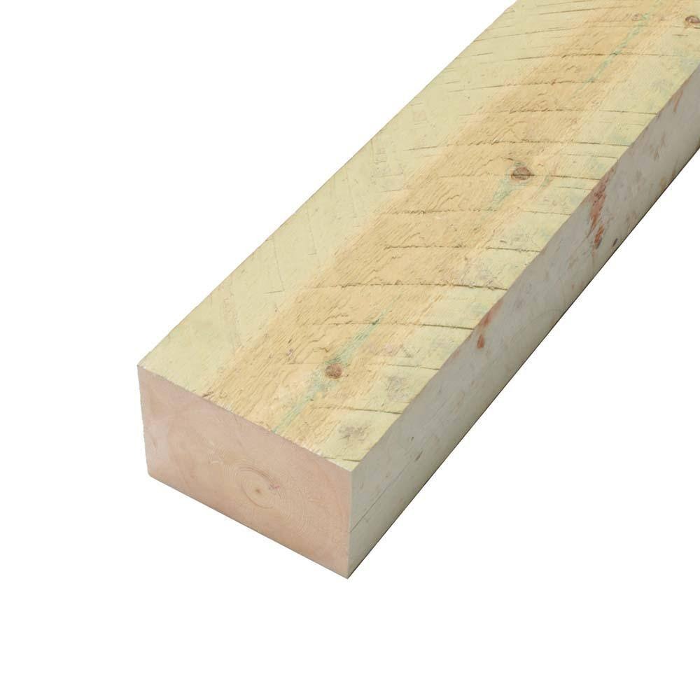 4 In. x 6 In. x 12 Ft. Marine Grade Rough Treated Lumber