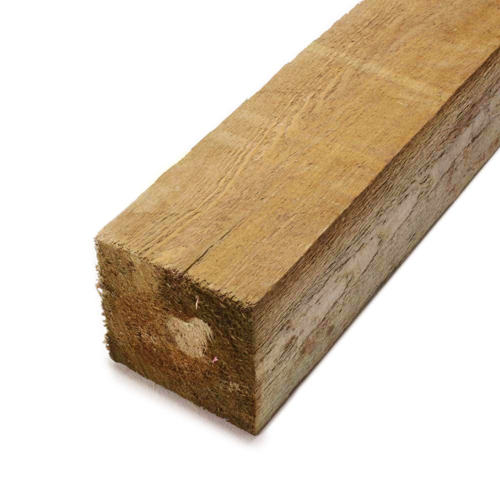 6 In. x 6 In. x 10 Ft. Marine Grade Rough Treated Lumber