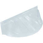 Shape Products 44 In. x 19 In. Round Ribbed Style Bubble Plastic Window Well Cover Image 1