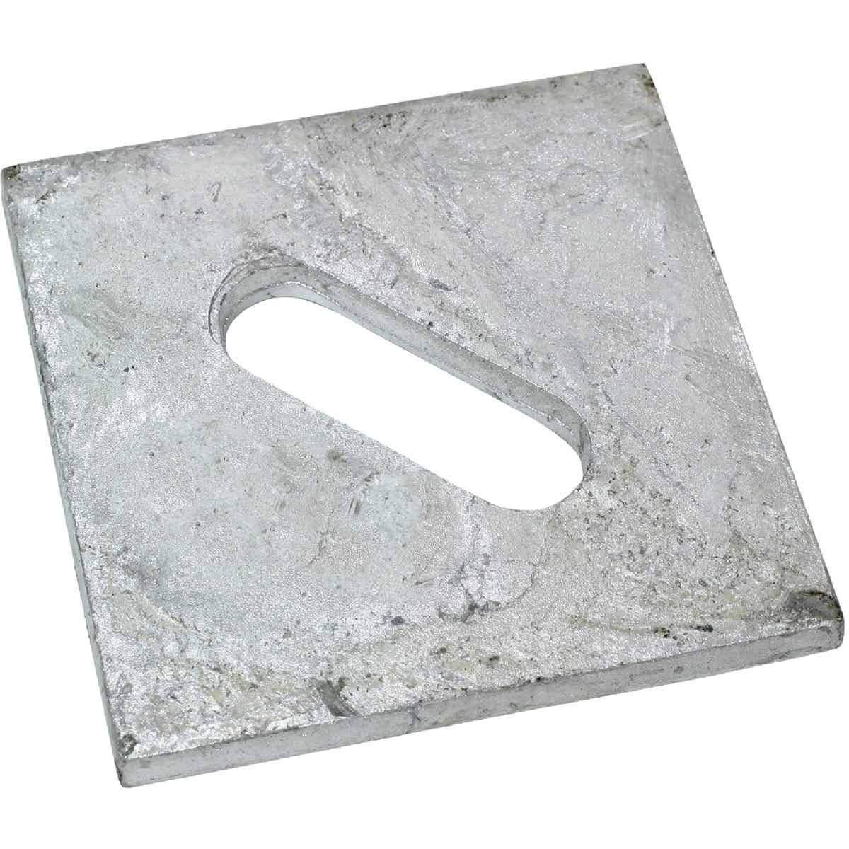 Simpson Strong-Tie 1/2 In. x 3 In. Hot Dipped Galvanized Slotted Steel Bearing Plate
