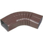 Spectra Metals 3 x 4 In. Aluminum Brown Side Downspout Elbow Image 1