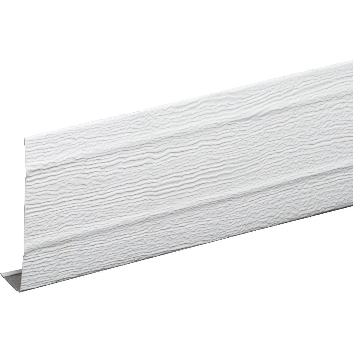 4" WHT WOODGRAIN FASCIA