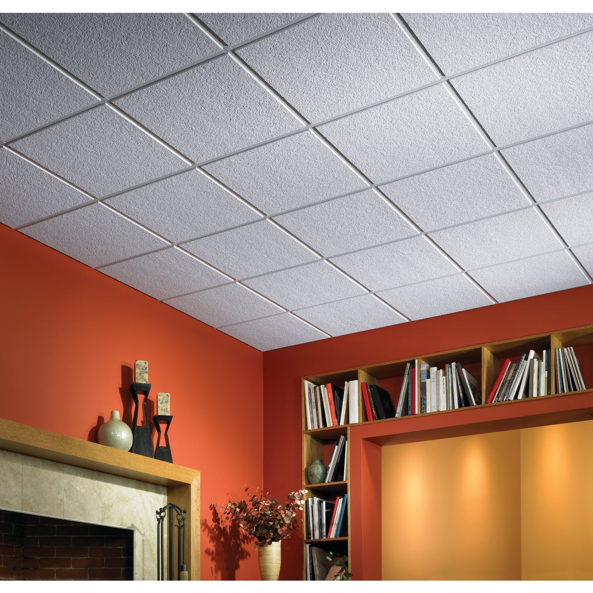 USG Eclipse 2 Ft. x 2 Ft. Mineral Fiber Suspended Acoustical Ceiling Panels (12-Count) Image 2