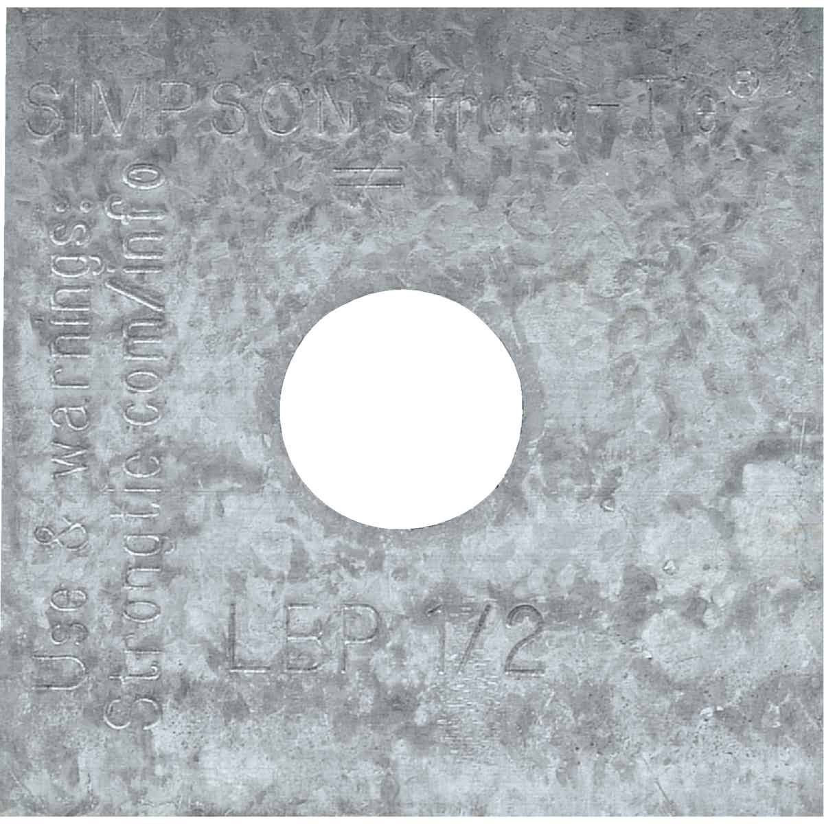 Simpson Strong-Tie ZMAX 1/2 In. x 2 In. x 9/64 In. Steel Bearing Plate